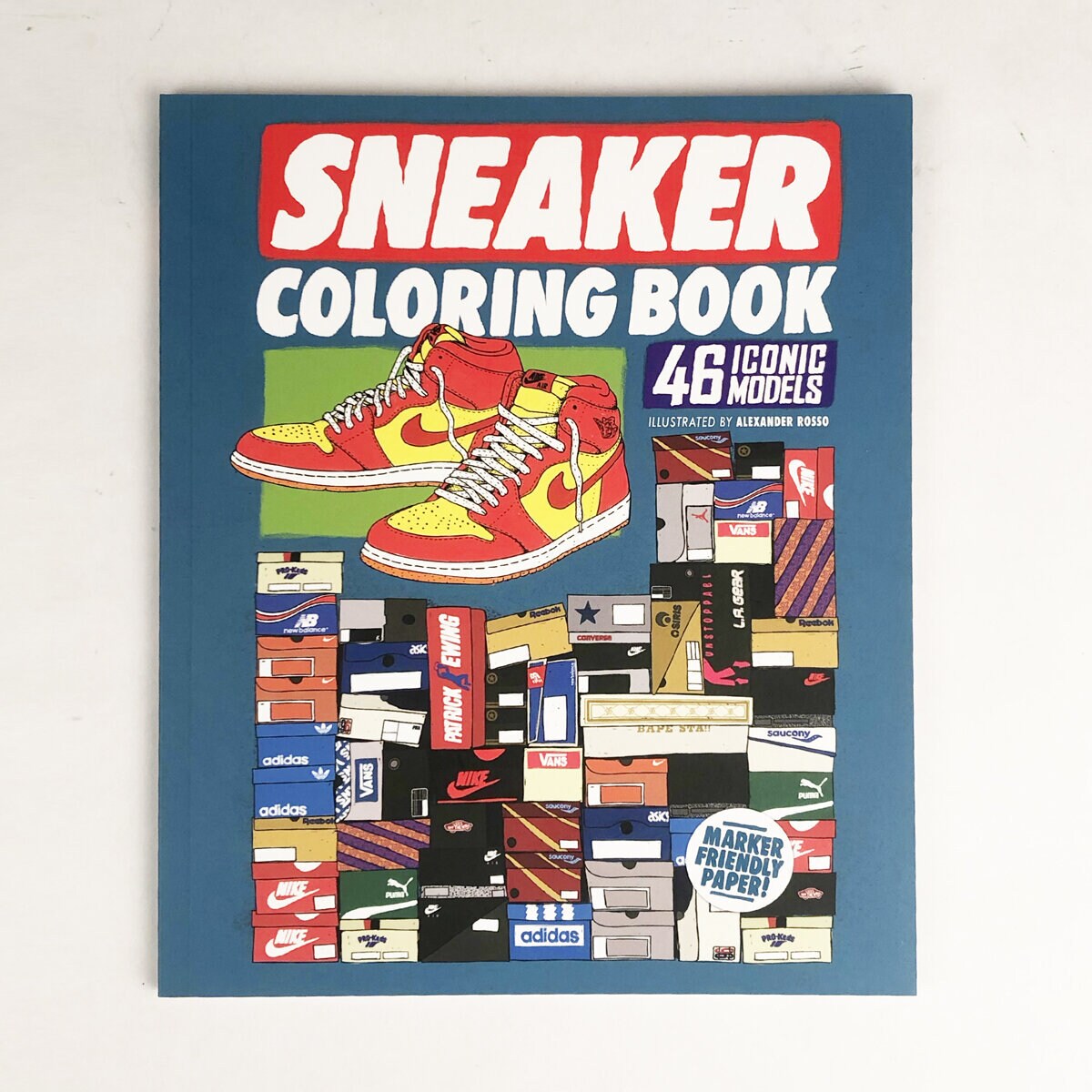 Sneaker Coloring Book Adult Coloring Book 46 Iconic Models | Etsy