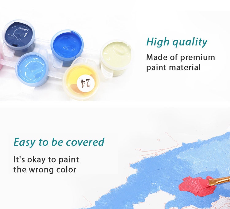Custom Paint by Number kit DIY Paint by Numbers Paint Your Etsy