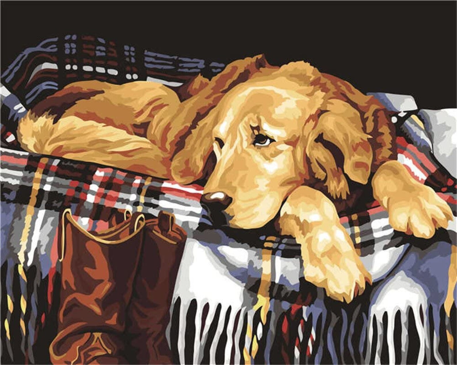 Paint By Number Kit for Adult Kids Beginner Pet Dog Puppy Etsy