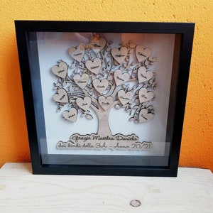 Teacher gift. Personalized Tree of Life. Engraving. image 6