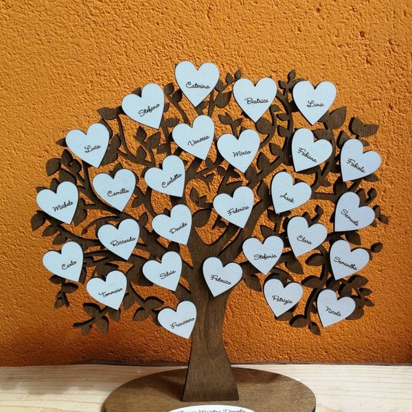 regalo maestra scuola - albero della vita con nome bimbi