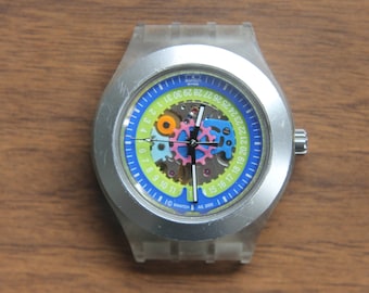 Swatch Irony Diaphane Automatic SDVK4000AG - Spring Motion