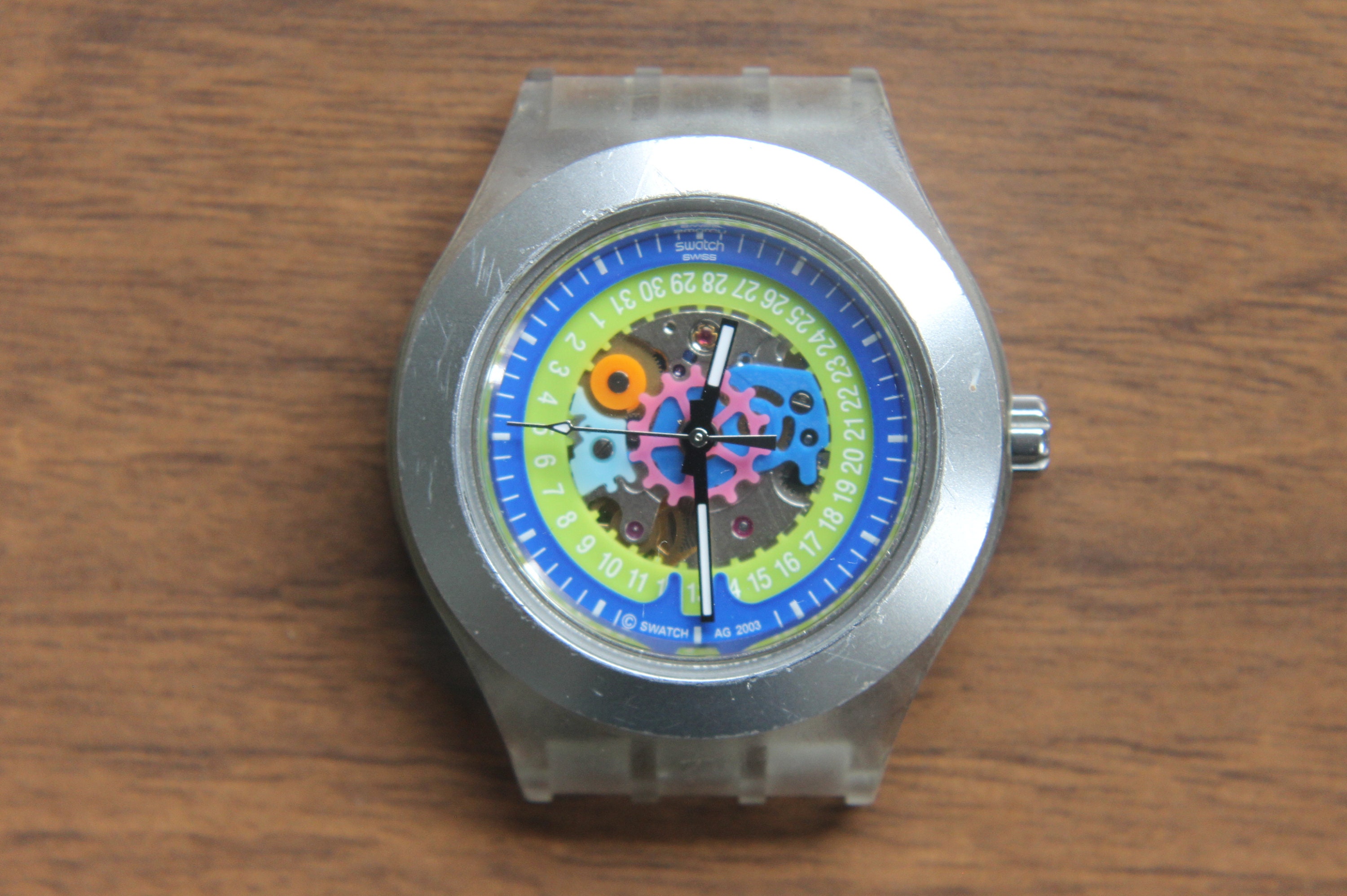 Swatch Irony Diaphane Automatic SDVK4000AG - Spring Motion Swatch Irony Diaphane Automatic SDVK4000AG - Spring Motion