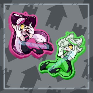 Splatoon Squid Sister Acrylic Charms