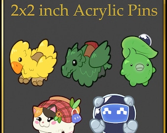 Final Fantasy 14 Mount Pins