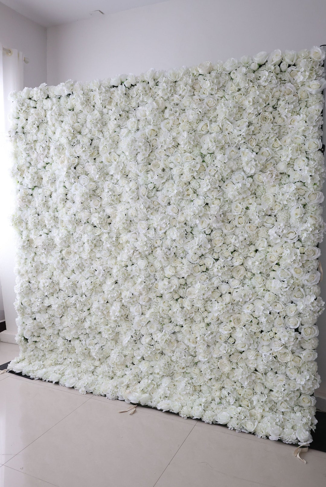 White Flower Backdrop 3D Flower Backdrop Flower Backdrop for Etsy