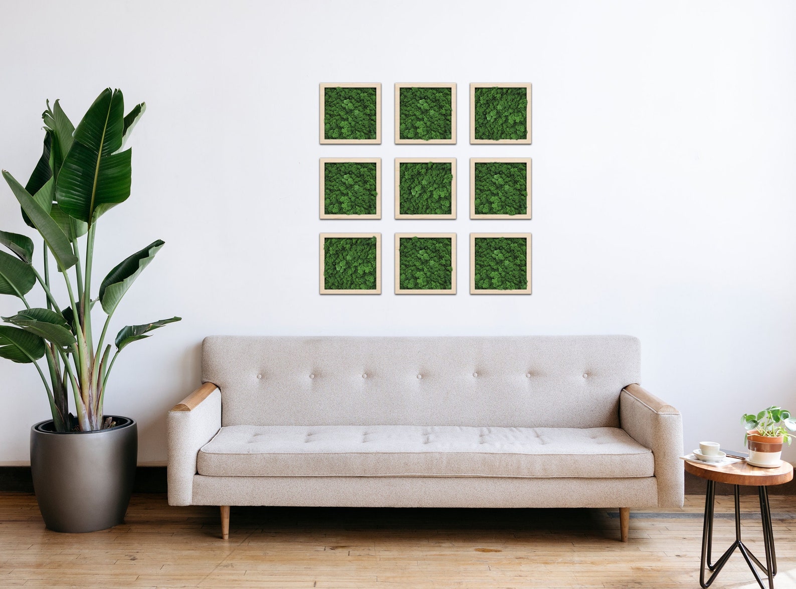 Moss Wall Art Frame Moss Wall Art Set Moss Wall Decor Etsy