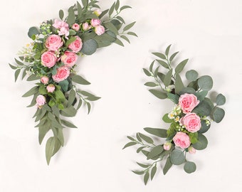 Wedding arch flowers and arrangements, Wedding arch decoration flowers, Wedding arch set, Flower wedding sign, Flower sign stand