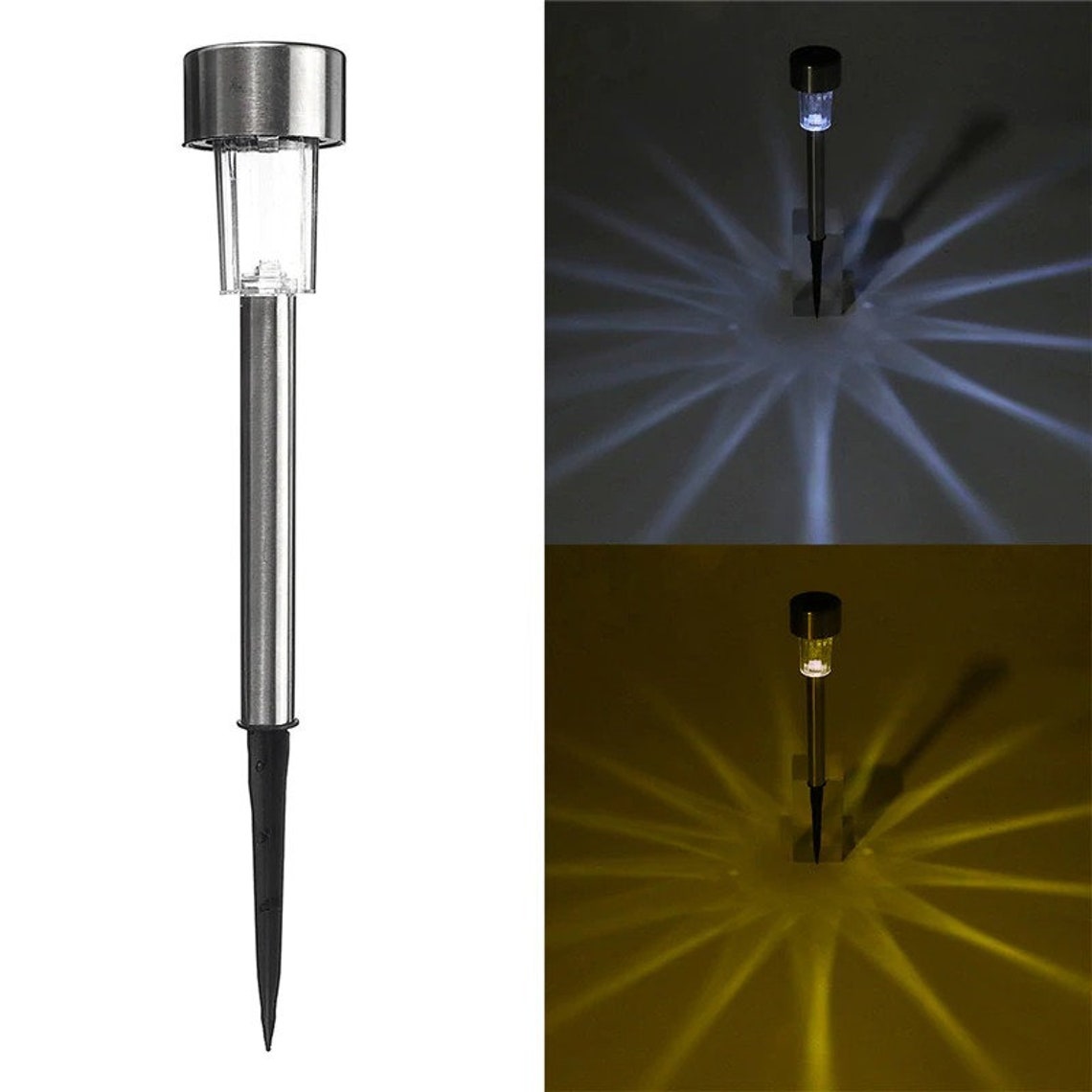 16PCS Solar Garten Lichter Outdoor Landschaft Lichter Garten Etsy