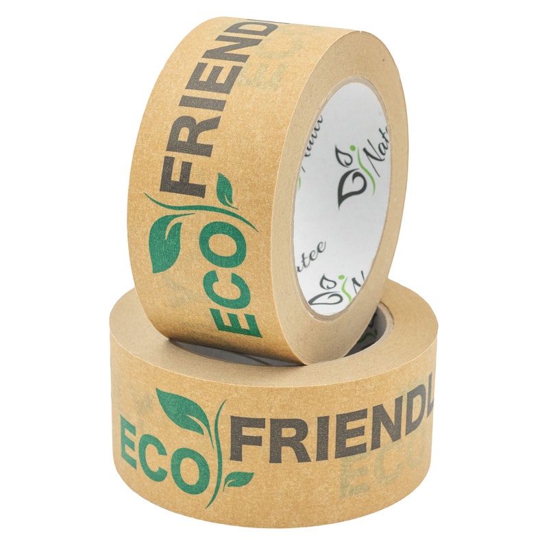 Paper Packaging Tape Fully Recyclable Ecofriendly Printed Etsy UK