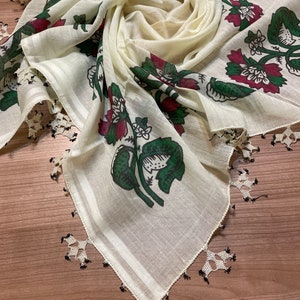 Anatolian Yazma Needle Oya Lace Scarf