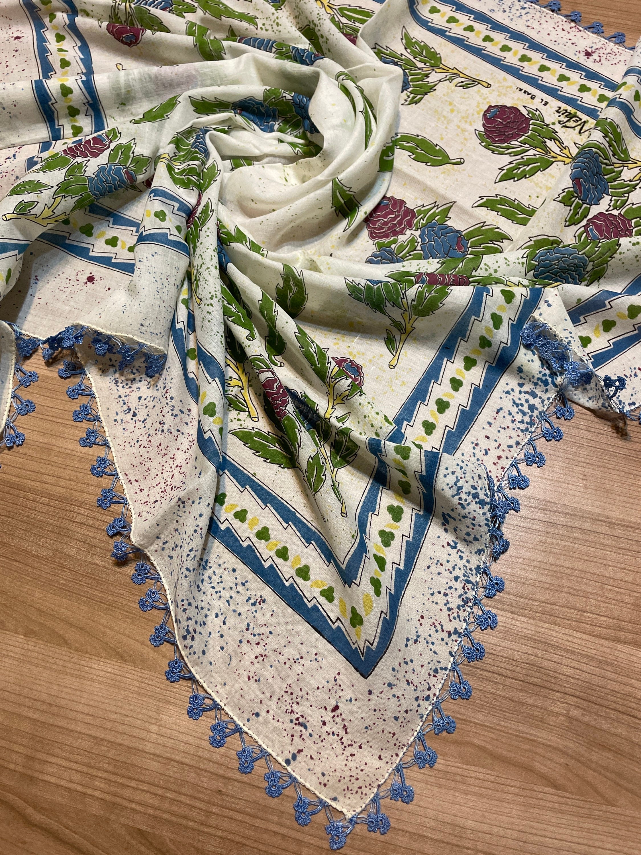 Turquie Écharpe légère Motif drapeau 20,3 x 152,4 cm, Rouge et blanc