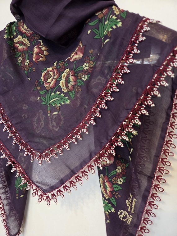 Beaded Oya Scarf