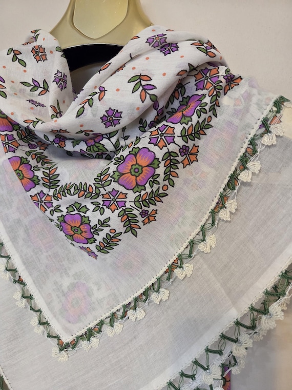 Turkish Oya Scarf