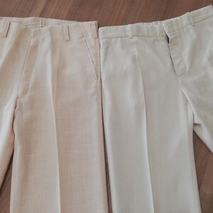 Summer Vintage Mens Linen Trousers 2pcs
