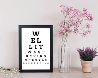 Well It Was One O Yas Disgusting A4 Bathroom Print