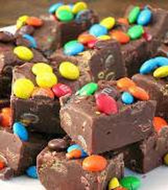 m&m fudge