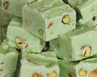 Old Fashioned Homemade Pistachio Fudge Free Shipping