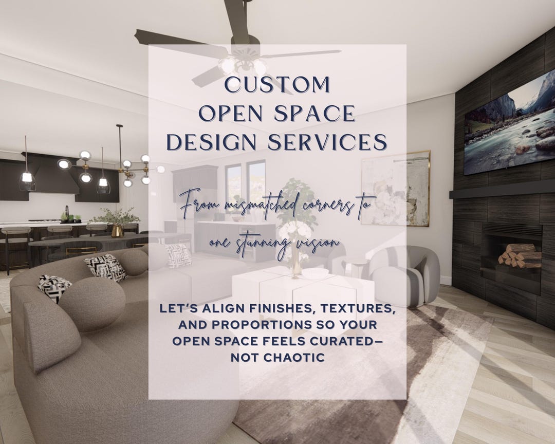 Custom Open Space Edesign: Online Interior Design With 3D Renderings ...