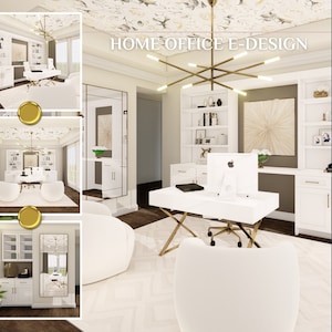 Interior design services online for office ideas. Custom virtual office interior design services with 3D renderings.