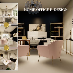 Interior design services online for office ideas. Custom virtual office interior design services with 3D renderings.