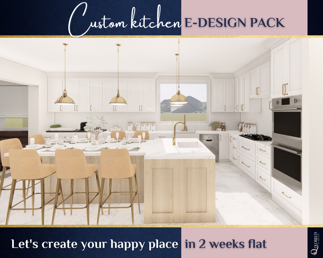 Custom Kitchen Design, Online Interior Design, Virtual Interior Design ...