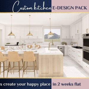 Custom Kitchen Design, Online Interior Design, Virtual Interior Design ...