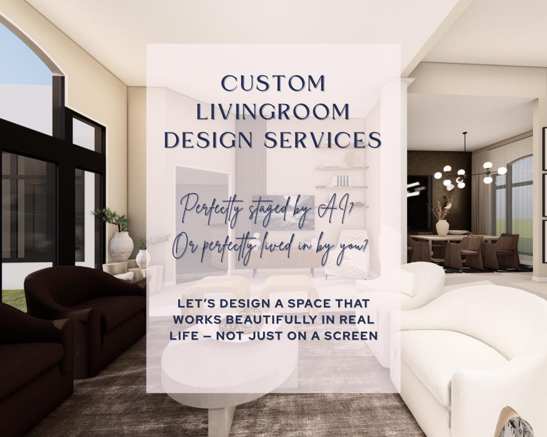 Custom Living Room Interior Design | Online Home Design Service With 3D ...