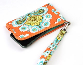 zipper phone pouch