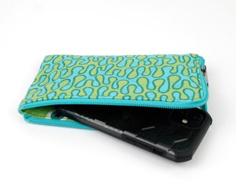 zipper phone pouch