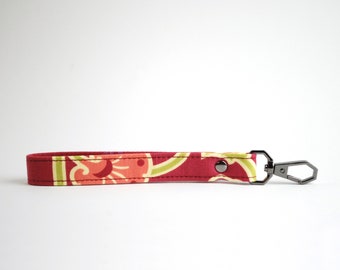 Skinny Key Wristlet Fob, Wristlet Strap Keychain, Modern Wrist Strap for Women, Detachable wrist strap, Loop Keychain