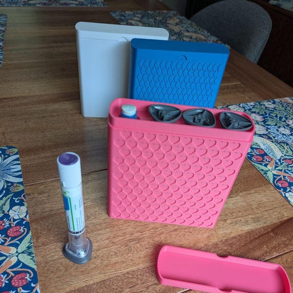 Slim Medication Pen Fridge Storage Case - Zepbound, Mounjaro, Trulicity Compatible