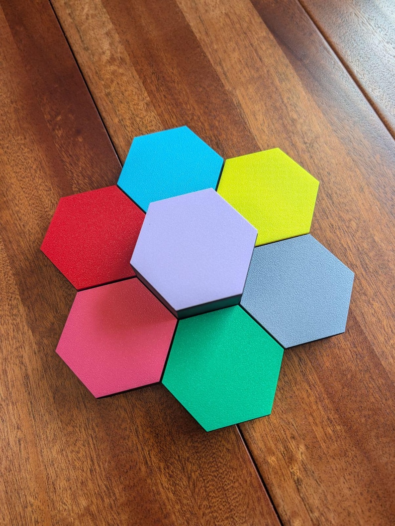 Magnetic Board Game Token Trays with Lids - Customizable Colors image 12