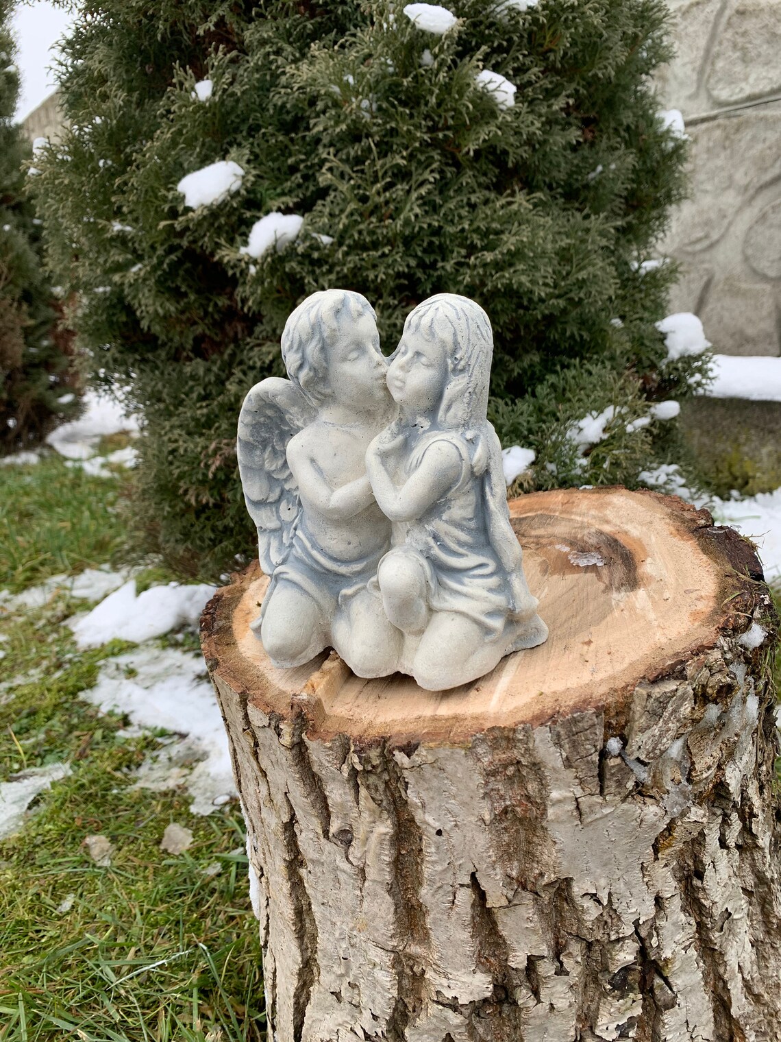 Engel Kind Beton Garten Statuen Engel Statue Schutzengel
