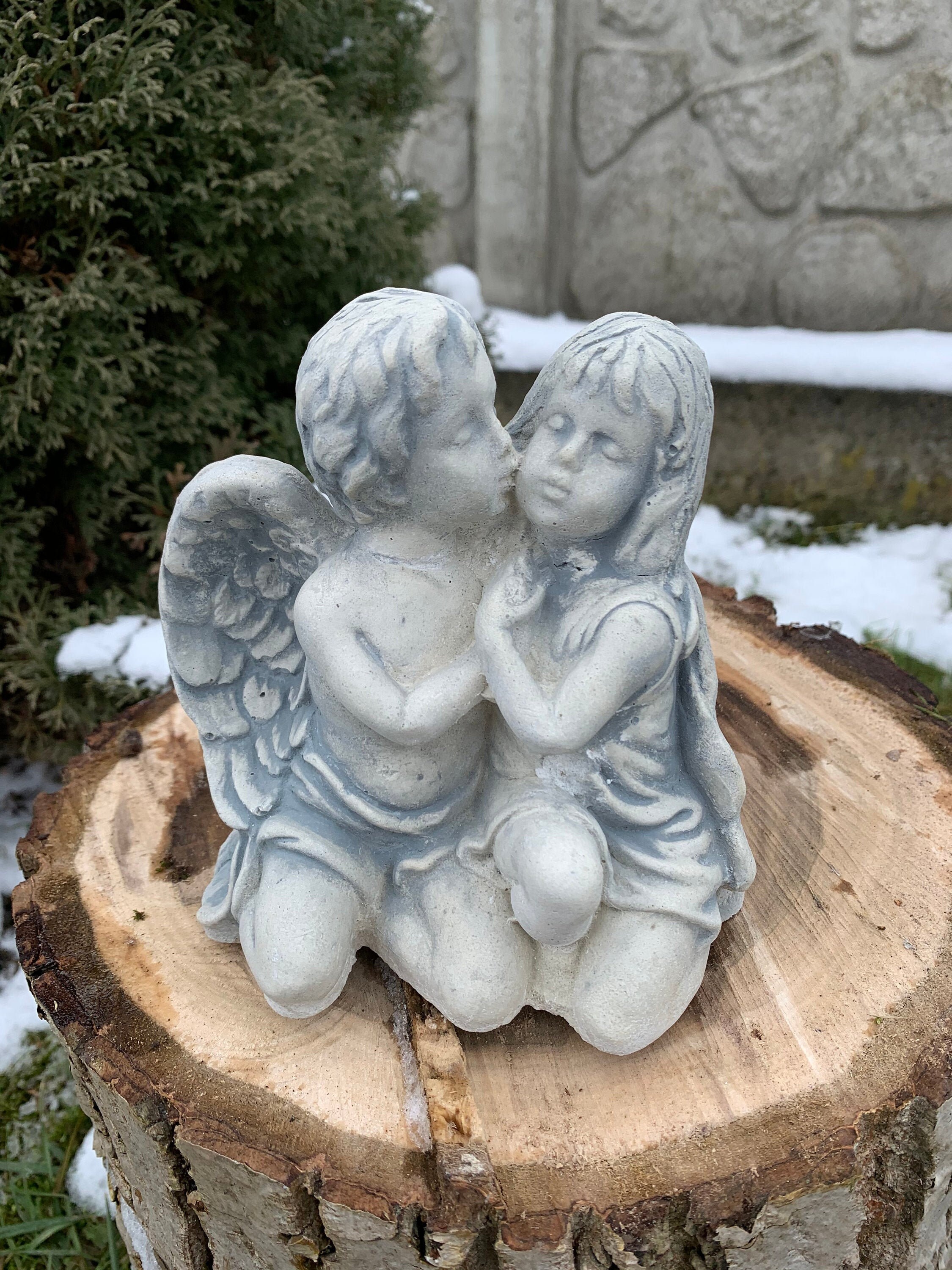 Engel Kind Beton Garten Statuen Engel Statue Schutzengel