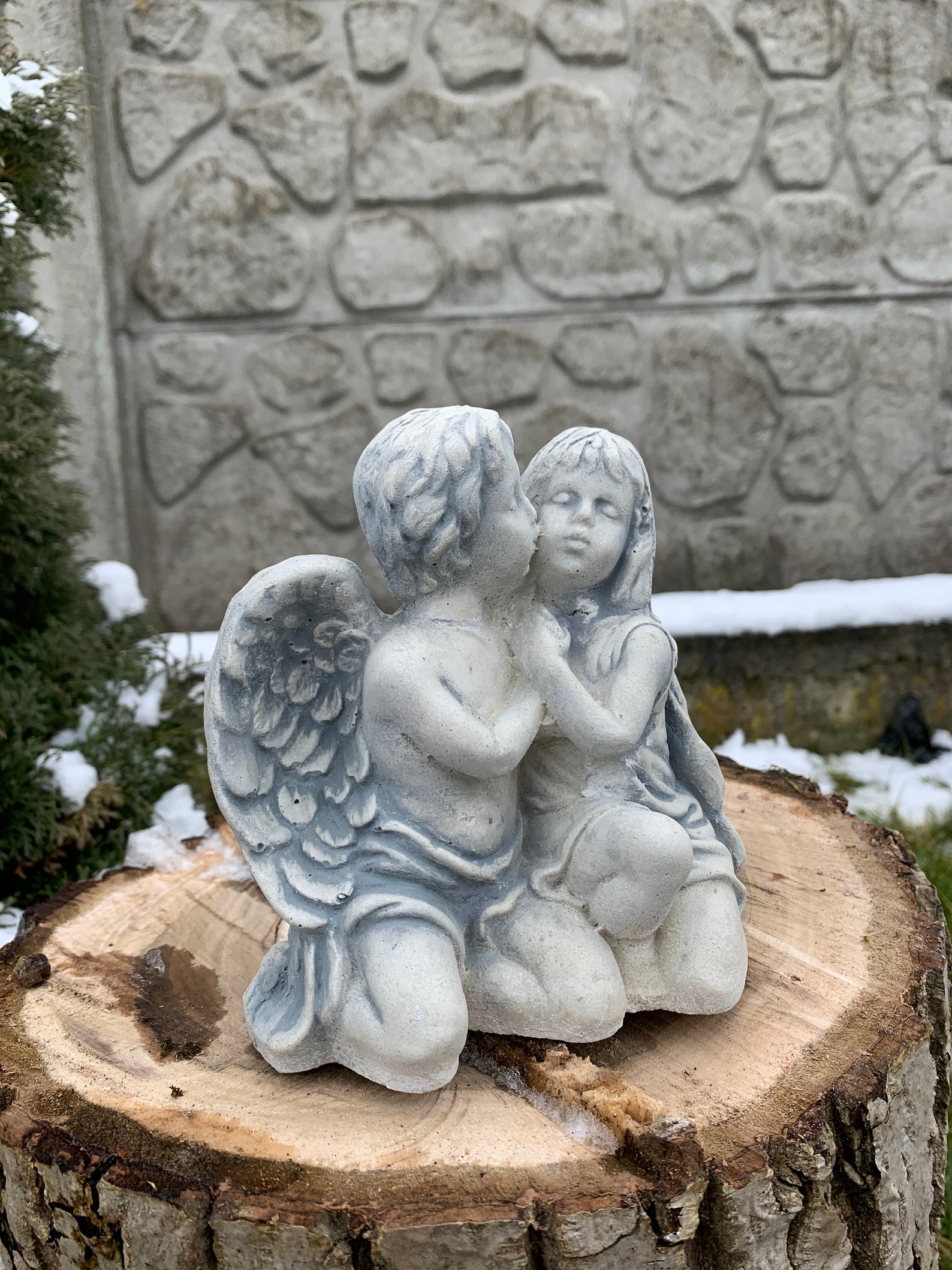 Engel Kind Beton Garten Statuen Engel Statue Schutzengel