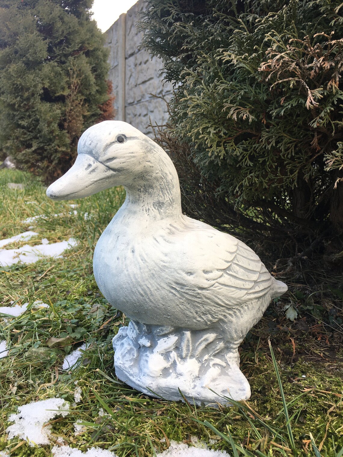 Bird statueGoose giftConcrete Goose Statue Animal Theme Etsy