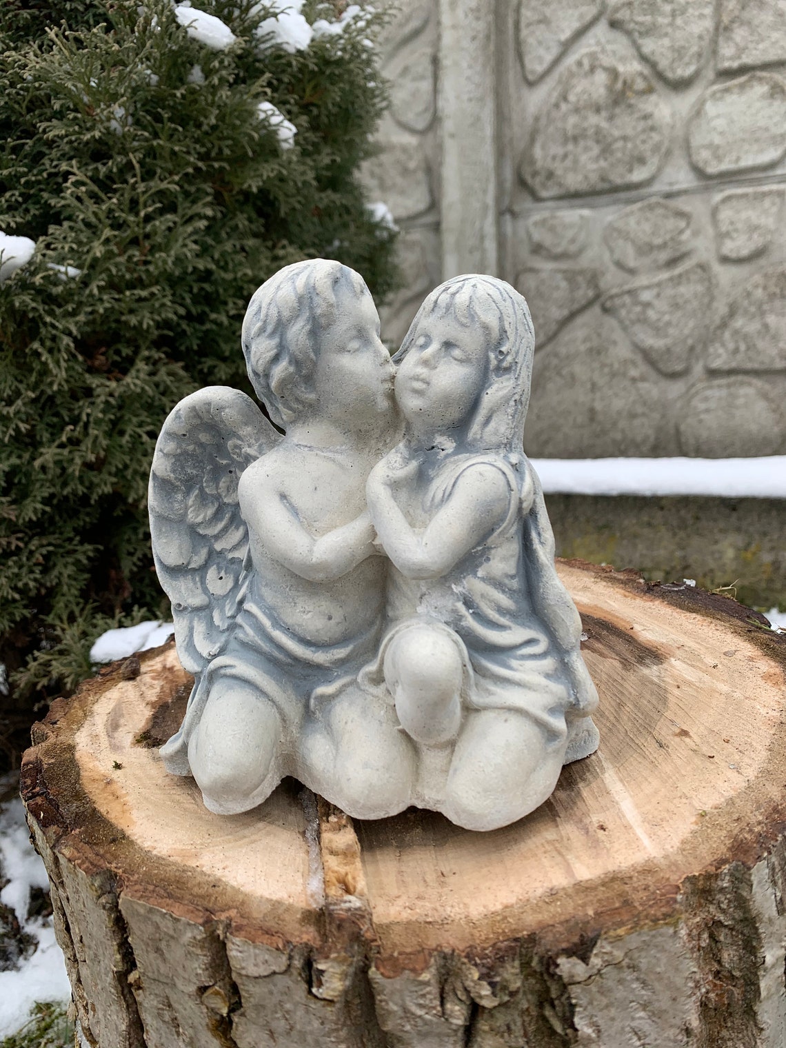 Engel Kind Beton Garten Statuen Engel Statue Schutzengel