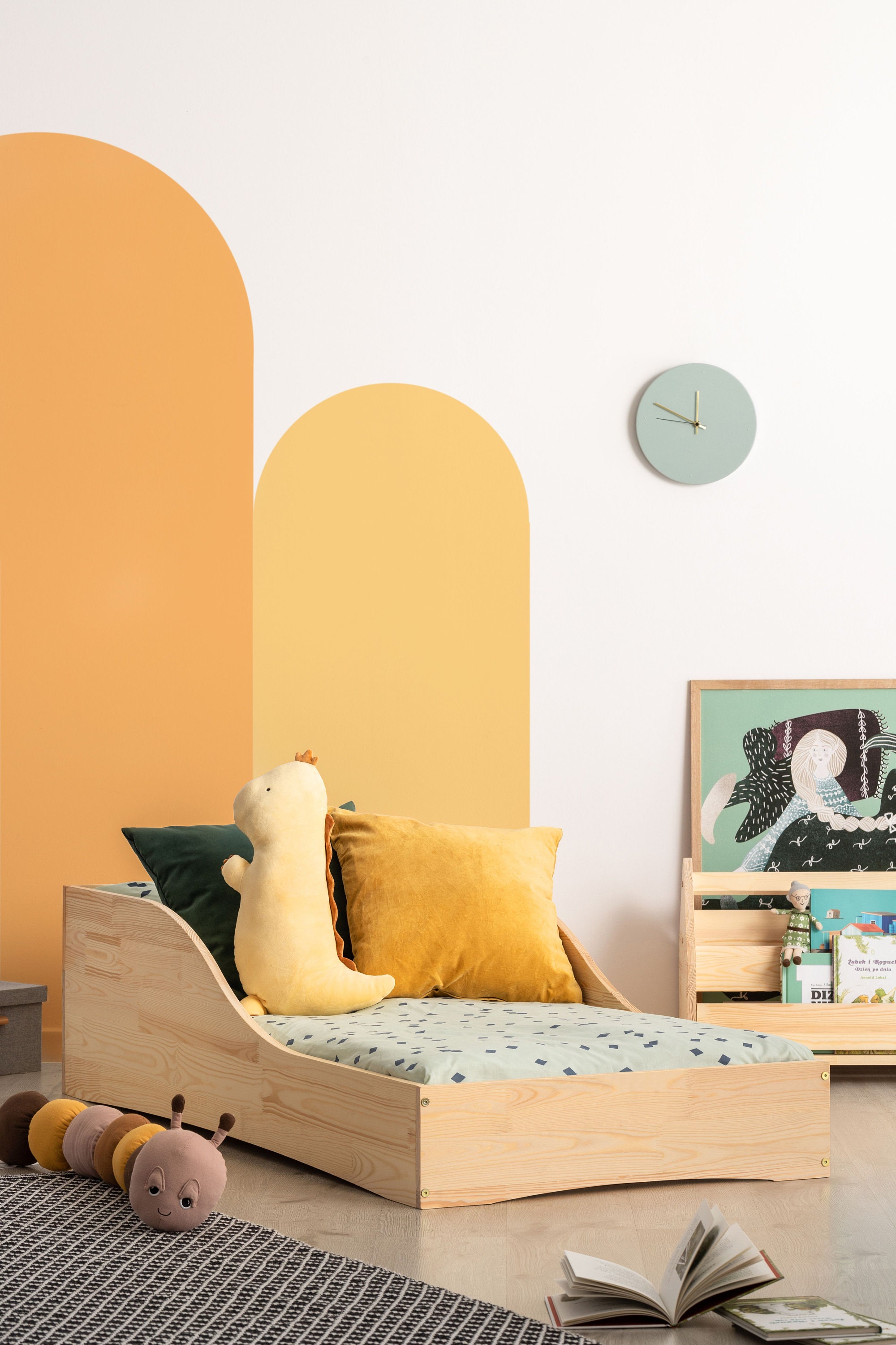 Children's Floor Bed PEBE 3 Toddler Bed Kids Bed Etsy