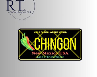 DIGITAAL BESTAND** "NM Chingon-kentekenplaat Svg" png, jpg, svg