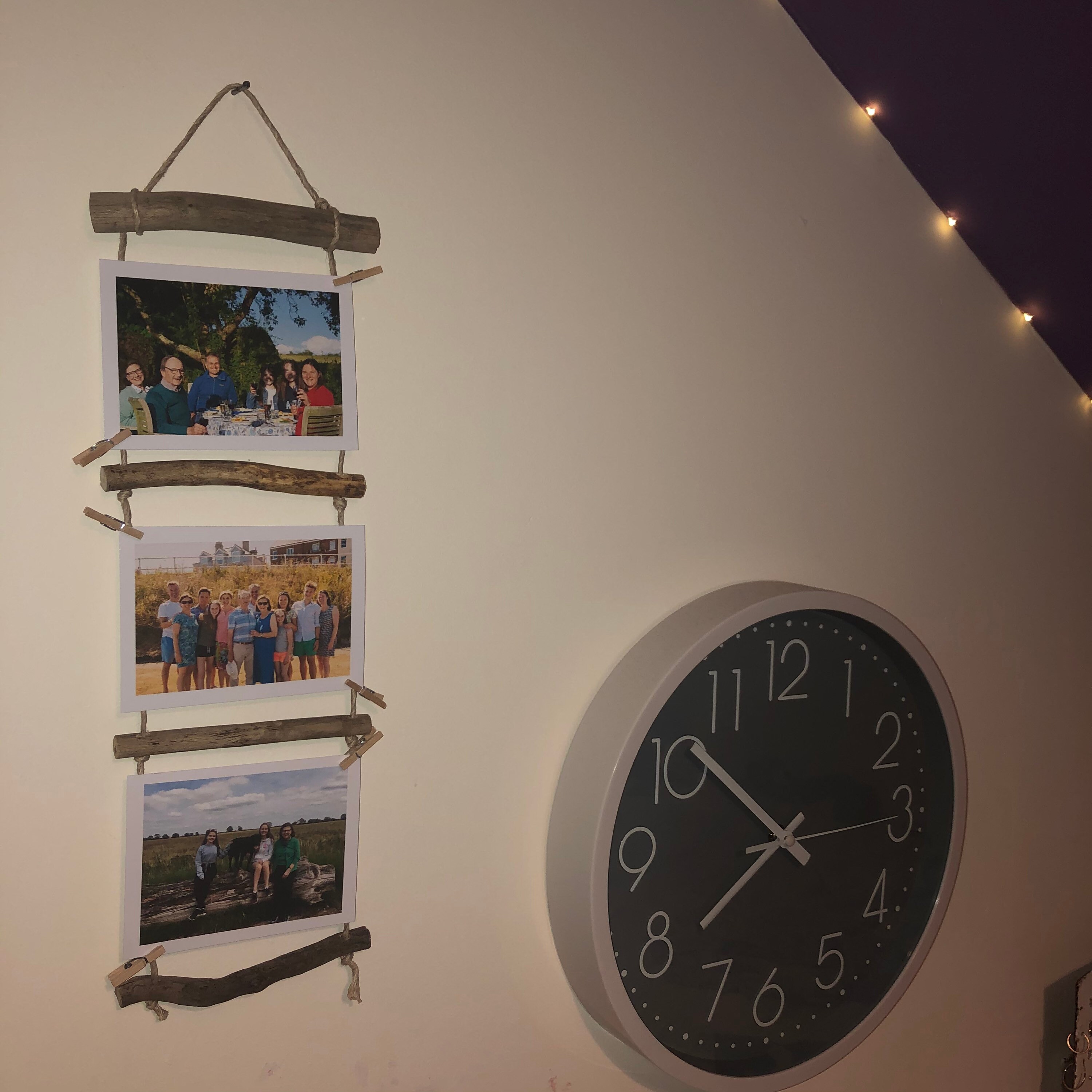 Driftwood Photo Hanger 13x40cm Comes With 6 Pegs Does Etsy