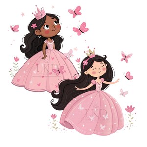 Princess, Pink Princess Clipart, Magical Princess, Princess Vibes ...