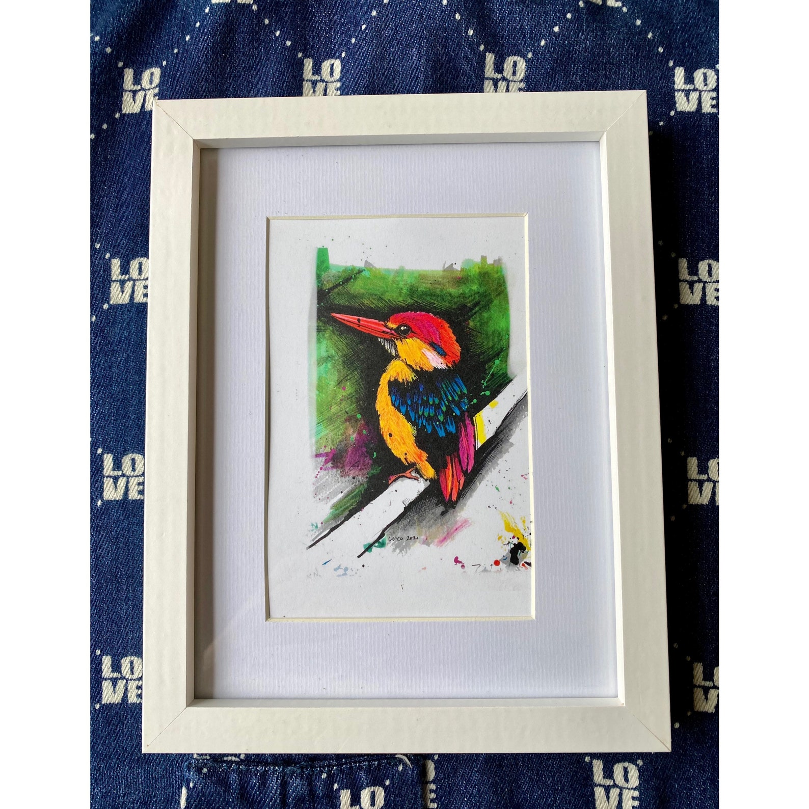 Set of 4 Framed Bird Prints - Etsy
