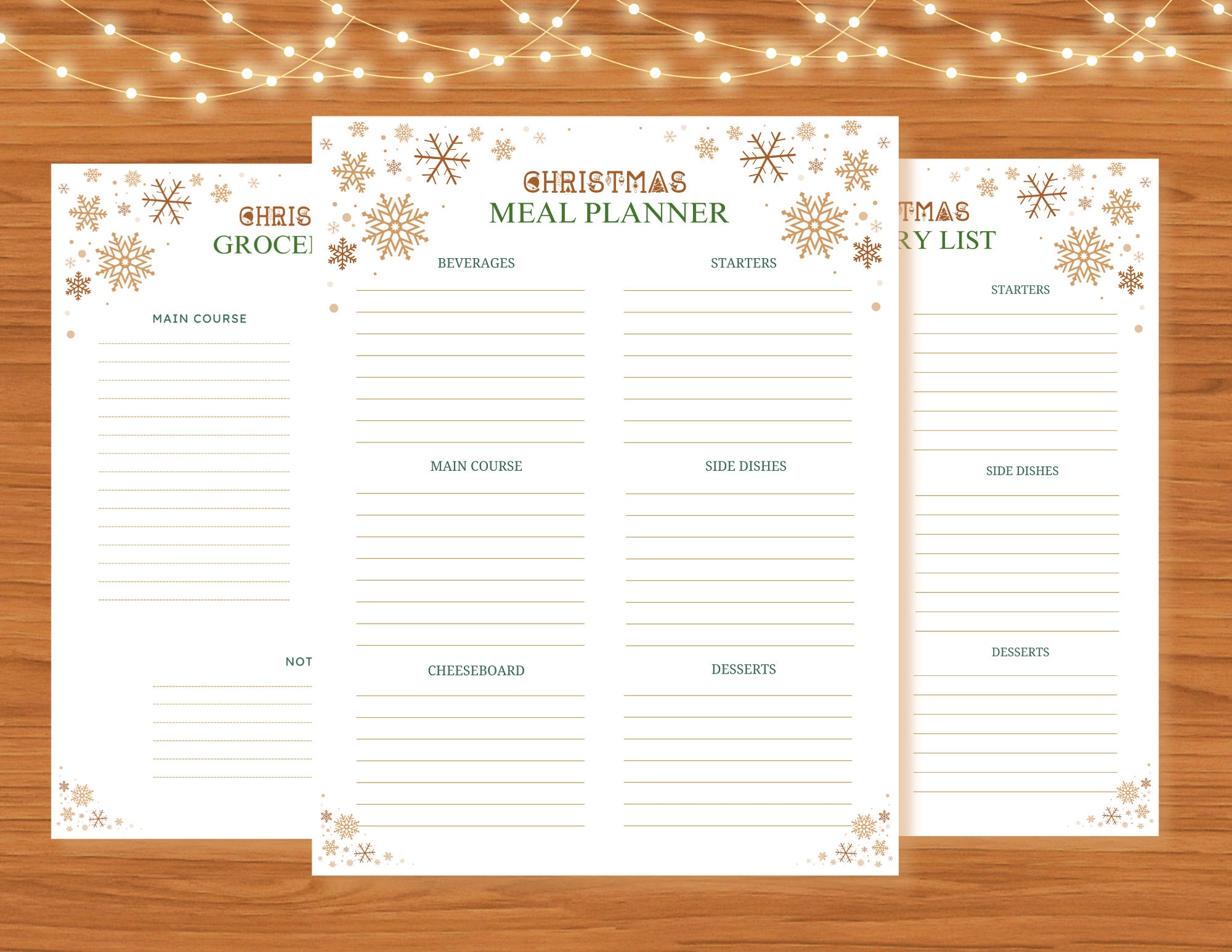 printable-christmas-dinner-planner-grocery-list-editable-holiday-meal-organizer-etsy