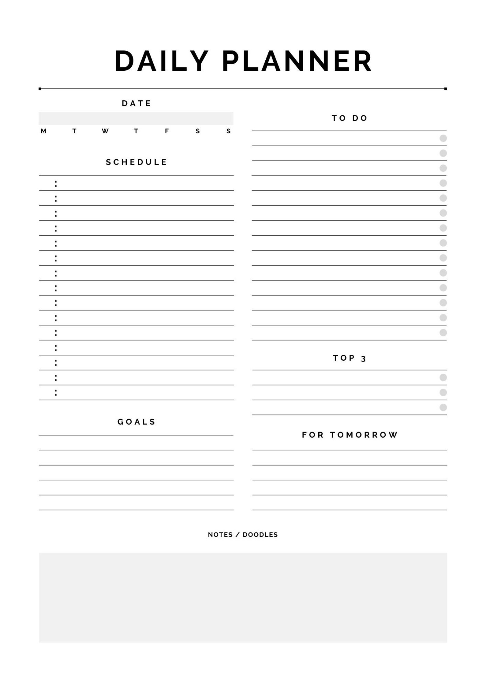 Modern Minimalist Plannerdigital set of 10 Etsy