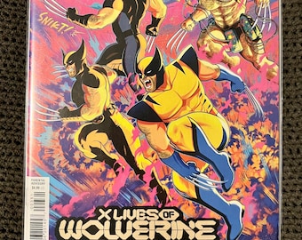 X Lives of Wolverine #3 [Portada variante de Jen Bartel] (En muy buen estado/casi impecable; Hulk; Dientes de Sable; Key; X-Men) Marvel Comics 2022