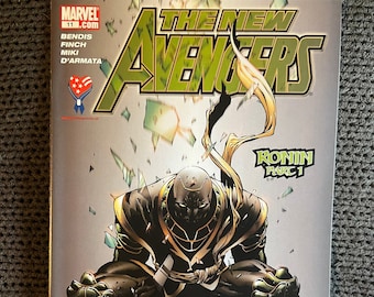 The New Avengers #11 (Muy bueno/Casi perfecto; Primera serie; Capitán América; Spider-Man; Wolverine; ENTER RONIN; Marvel Comics; 2005)