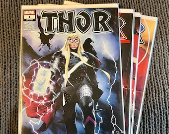 Thor #1-4 *¡¡Cómics clave!! (Muy bien+; Introducción a Fortnight y DC Comics; Marvel Comics; 2020)