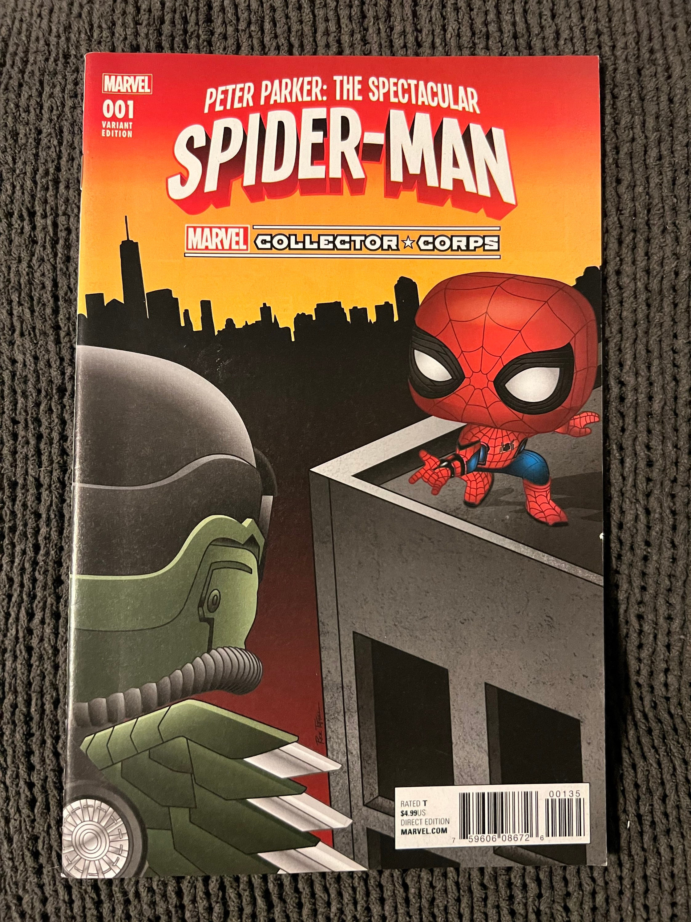 Peter Parker Spectacular Spider-man #1 Collector Corps