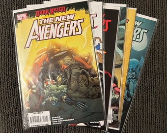 Nuevos Vengadores # 55-60 "¡¡Reino oscuro !!" (Muy bueno/casi perfecto; Dark Avengers; Norman Osborn; Spider-Man; Marvel Comics; 2009)